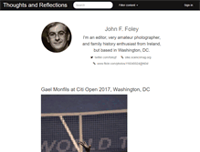 Tablet Screenshot of johnffoley.net